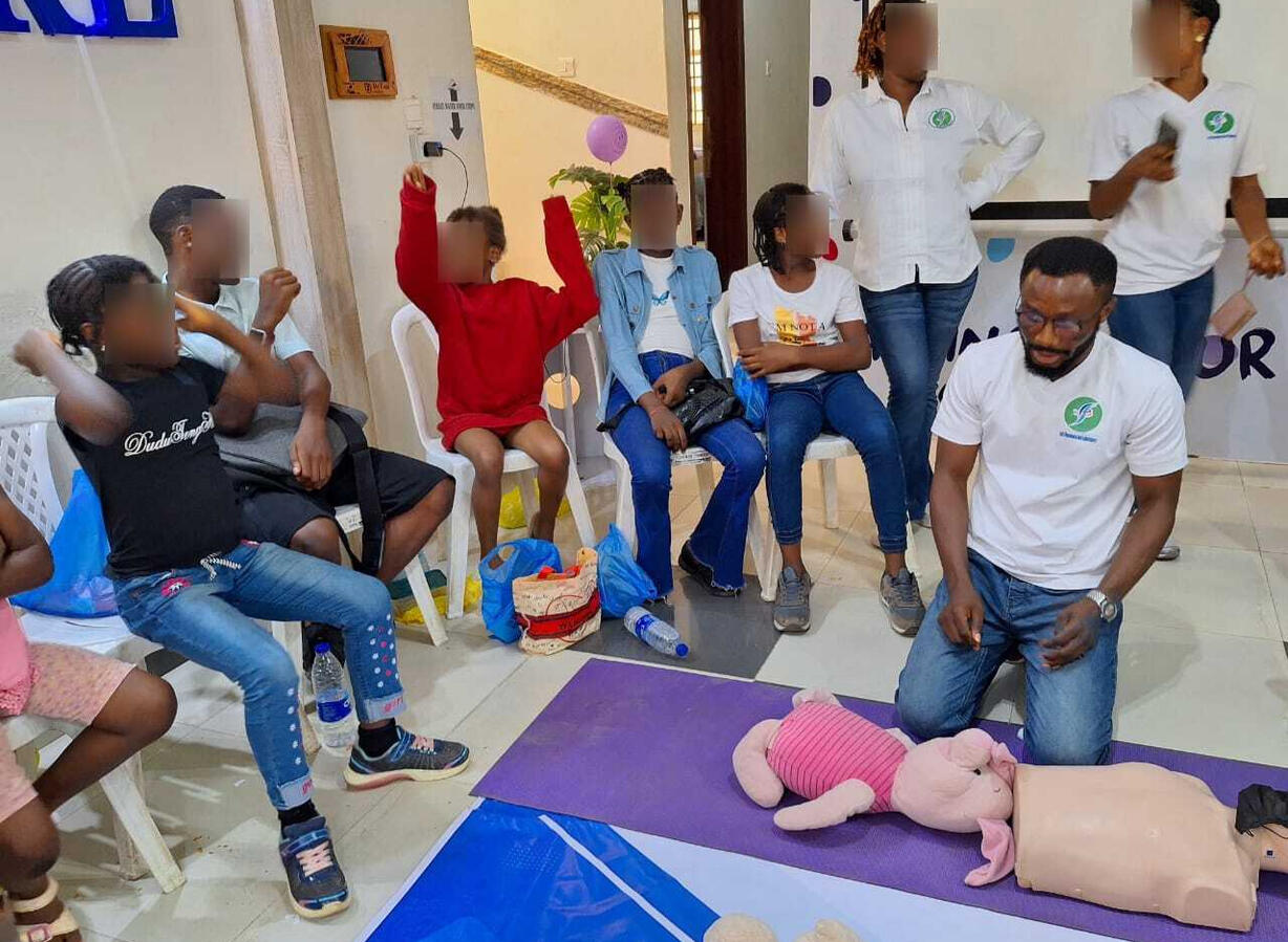 CPR Training session